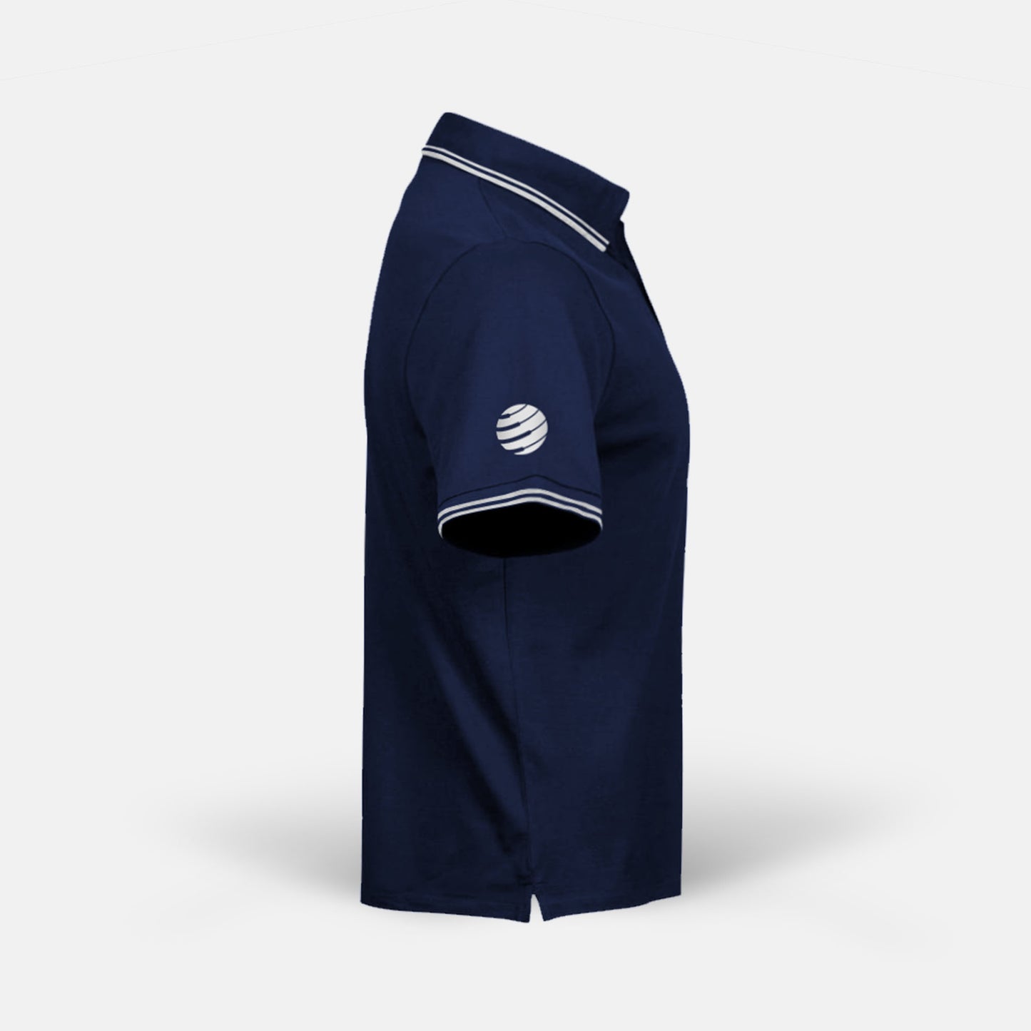 GlobeAir Tee Jays Luxury Stripe Stretch Polo Male